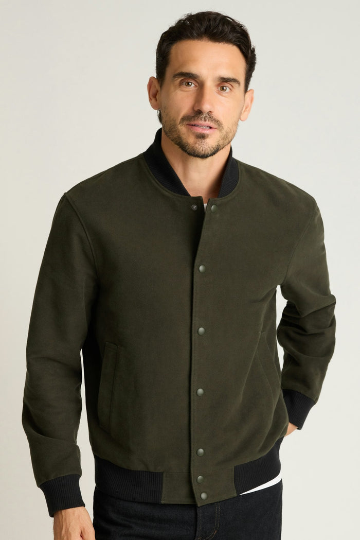 The Italian Moleskin Bomber