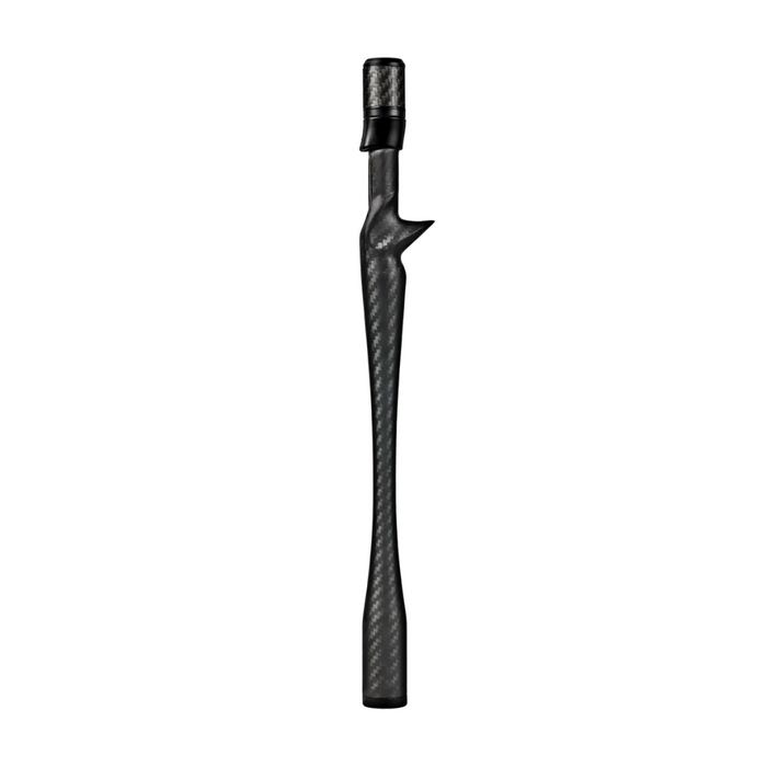 Tsuka 2 Carbon Handle for Casting Rods featuring a sleek carbon fiber finish, ergonomic grip, and comfortable trigger design for enhanced control in fishing rods and reels.