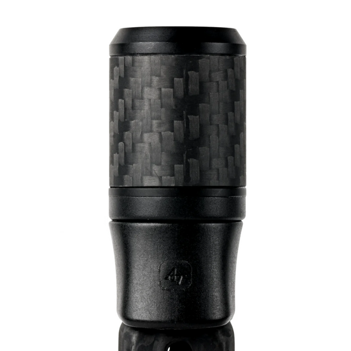 Tsuka 2 Carbon Handle for Casting Rods made of lightweight carbon fiber and durable black components designed for comfortable grip and enhanced fishing tackle performance.