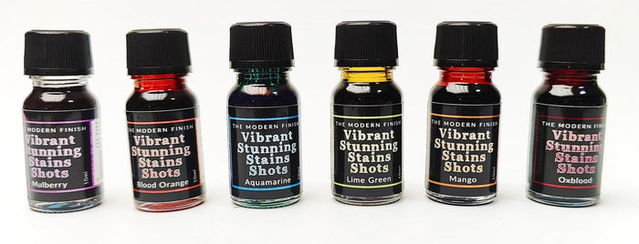 Stunning Stain Shots in Vibrant Colours