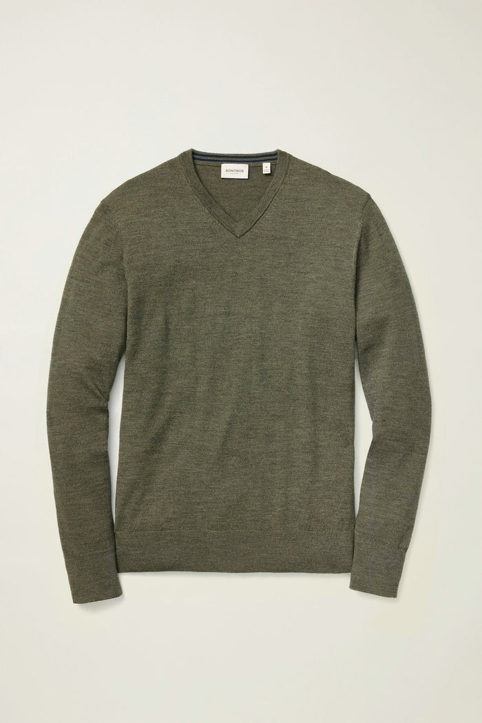 Washable Merino V-Neck Sweater