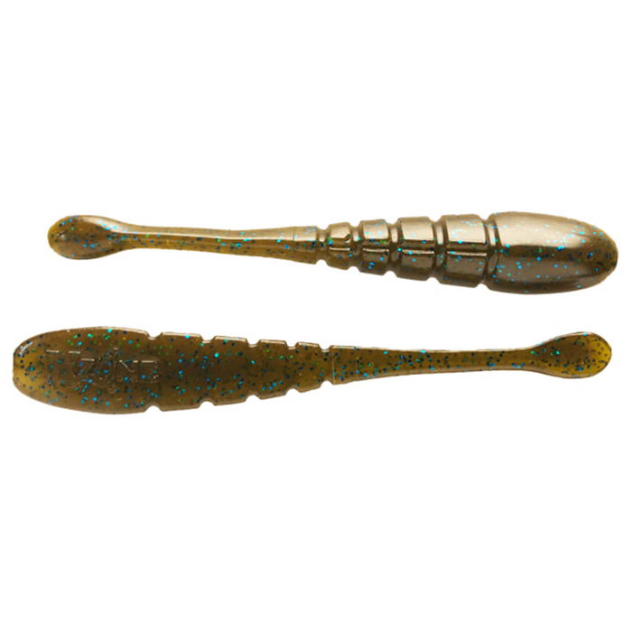 3.25" (10pk) / Green Pumpkin Blue Flake