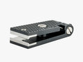 Yakoda Nippers New black and silver fishing line clipper with textured grip and durable metal construction designed for precise cutting of fishing tackle.