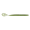 Yamamoto 7" Speed Senko soft plastic fishing lure in a translucent green color with subtle glitter, designed for freshwater fishing tackle.