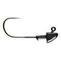 Yum Yumbrella Money Head Jig featuring a sharp, curved fishing hook with a weighted black head designed for use in fishing tackle and lures.