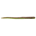 Z-Man Finesse WormZ fishing lure in green with copper and black speckles, designed for finesse fishing applications.