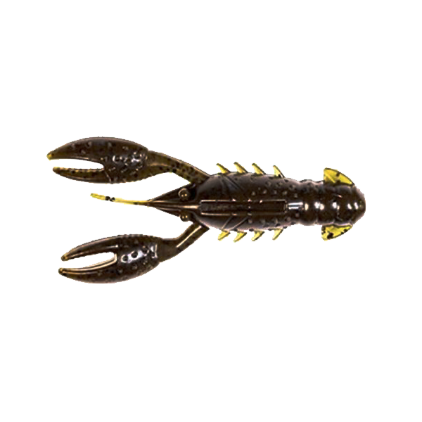 Z-Man Pro CrawZ soft plastic fishing lure designed to imitate a crawfish with realistic claws and segmented body, ideal for fishing tackle enthusiasts targeting musky and other freshwater fish.