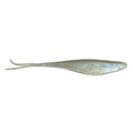 Z-Man StreakZ XL 8" Jerkbait soft fishing lure in translucent silver with a forked tail designed for lifelike movement in water, ideal for freshwater fishing tackle.